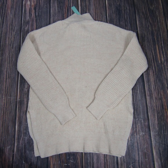 Abound Sweater Womens Medium Mock Neck Ribbed Pullover Cozy Knit - Picture 5 of 7